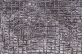 Josey Embroidered Decorator Fabric in Slate Blue