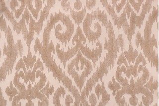 PK Lifestyles Josephine Damask Decorator Fabric in Driftwood