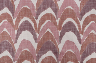 Richloom Departures Printed Polyester Blend Drapery Fabric in Henna 