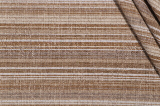 PK Lifestyles Carson Stripe Woven Chenille Upholstery Fabric in Tumbleweed 