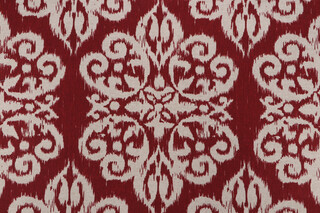 Lacefield Spicer Printed Cotton Blend Drapery Fabric in Sangria 