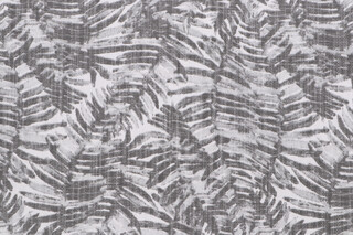 Lacefield Fern Printed Cotton Blend Drapery Fabric in Stone 