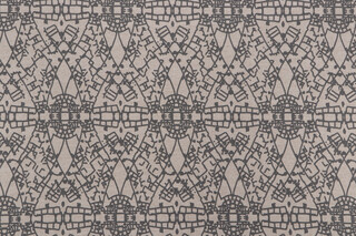 Lacefield Caledonia Printed Cotton Blend Drapery Fabric in Slate 