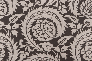 Lacefield Lisbon Printed Cotton Blend Drapery Fabric in Fossil 