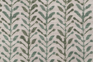 PK Lifestyles Branching Out Printed Cotton Blend Drapery Fabric in Leaf 