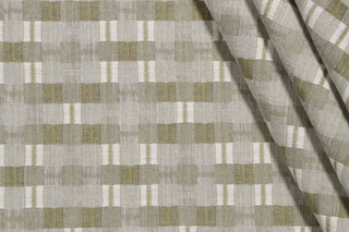 PK Lifestyles Picnic Plaid Woven Upholstery Fabric in Sage 