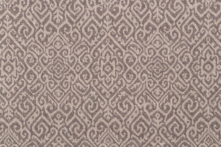 PK Lifestyles Maharaja Medallion Woven Upholstery Fabric in Mushroom 