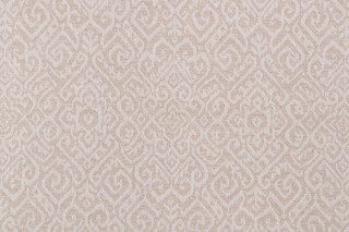 PK Lifestyles Maharaja Medallion Woven Upholstery Fabric in Sand 