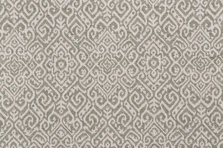 PK Lifestyles Maharaja Medallion Woven Upholstery Fabric in Green 