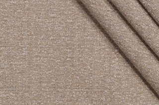 Amparo Woven Chenille Upholstery Fabric in Flax