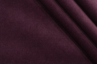Valdese Weavers Banks Velvet Upholstery Fabric in Fig