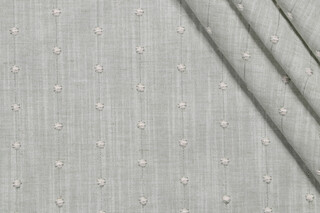PK Lifestyles Swiss Dot Embroidered Drapery Fabric in Mint 
