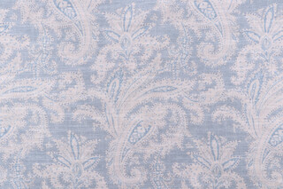 PK Lifestyles Cabin Fever Printed Cotton Drapery Fabric in Chambray 