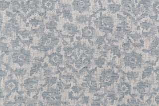 PK Lifestyles Bijar Floral Damask Upholstery Fabric in Seaglass 