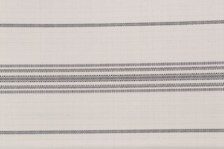 Bella Dura Ticking Woven Polyolefin Outdoor Fabric in Graphite