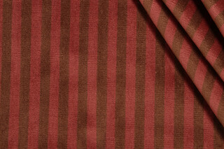 Fonthill Colline Velvet Upholstery Fabric in Redwood