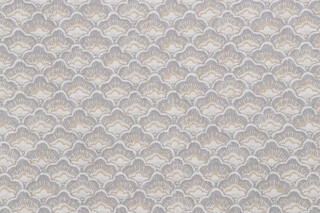 P Kaufmann Petit Scale Printed Cotton Blend Drapery Fabric in Dove 
