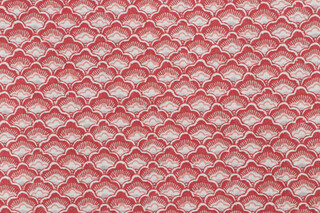P Kaufmann Petit Scale Printed Cotton Blend Drapery Fabric in Berry 