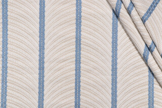 P Kaufmann Corsica Embroidered Drapery Fabric in Pool 