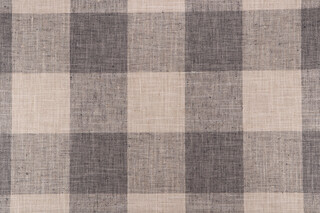 P Kaufmann Check Please Woven Upholstery Fabric in Shale 