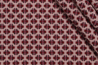 P Kaufmann Nola Woven Upholstery Fabric in Berry 