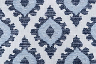 Azera Woven Polyester Outdoor Fabric in Bluestone