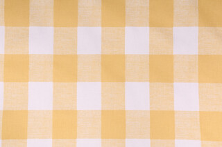 Premier Prints Anderson Printed Cotton Drapery Fabric in Brazilian Yellow