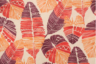 Richloom Hixon Printed Polyester Outdoor Fabric in Sunset