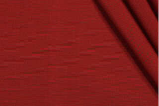 Solid Woven Outdoor Fabric in Crimson