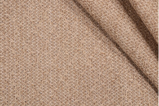 Natural Woven Diamond Outdoor Poof Fabric