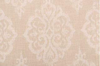 Covington Tangier Printed Drapery Fabric in Wheat