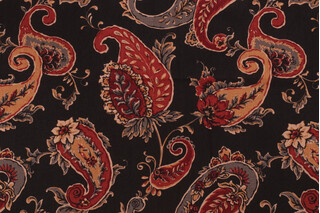 Roth & Tompkins Beacon Hill Printed Cotton Drapery Fabric in Night