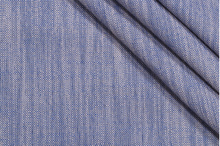 Textured Solid Woven Outdoor Fabric in Marine