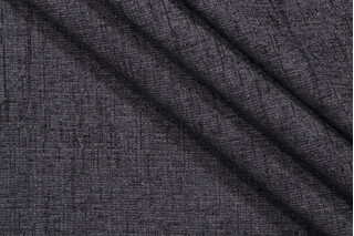 Tempo Dayton Woven Chenille Upholstery Fabric in Charcoal