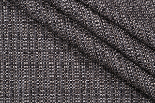 Covington Jackie-O Woven Chenille Upholstery Fabric in Granite
