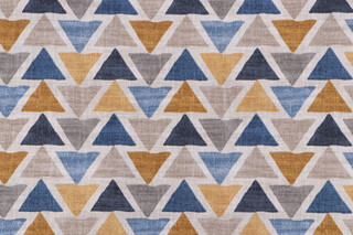 Covington Midas Printed Cotton Drapery Fabric in 54-Sapphire