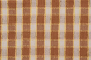 Grey Watkins Checkmate Woven Upholstery Fabric in Fawn/Gold for Scalamandre