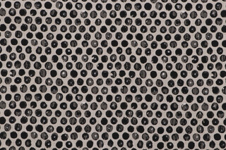 Lacefield Dot Printed Cotton Blend Drapery Fabric in Mars Black