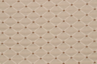 Diamond Embroidered Decorator Fabric in Sand