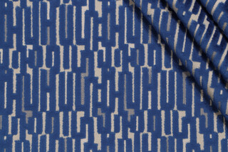 Crypton Lublin High Performance Velvet Upholstery Fabric in Cobalt 