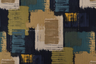 Covington Beyond Printed Cotton Drapery Fabric in 534-Ink 