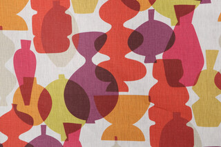Jonathan Adler Jars Printed Linen Drapery Fabric for Kravet CLOSEOUT 