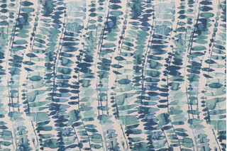 PK Lifestyles Watermark Printed Polyester Outdoor Fabric in Aquatic
