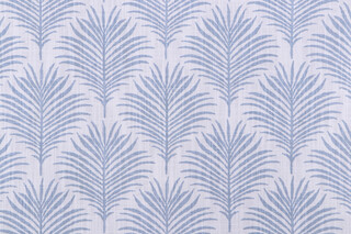 Premier Prints Palmetto - Slub Canvas Printed Cotton Drapery Fabric in Mist