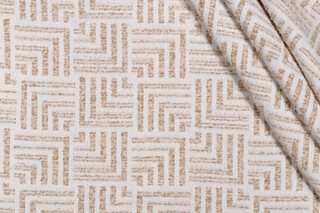 Richloom Kendrick Woven Upholstery Fabric in Linen 