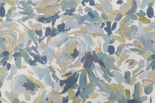 Richloom Blige Printed Chenille Decorator Fabric in Celeste 