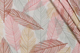 Richloom Rooney Embroidered Drapery Fabric in Confetti 