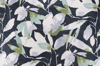 Richloom Cicely Printed Chenille Decorator Fabric in Dusk 