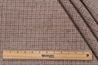 Richloom Wagonga Woven Chenille Upholstery Fabric in Stone 