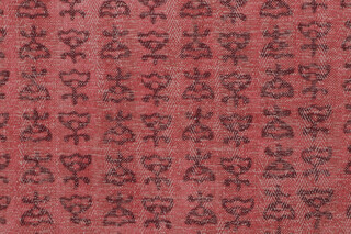 Richloom Lakshmi Printed Chenille Decorator Fabric in Currant 